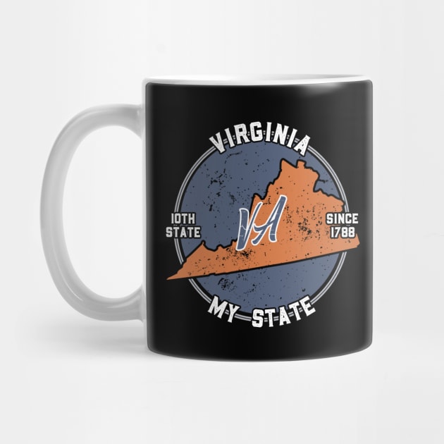 Virginia My State Patriot State Tourist Gift by atomguy